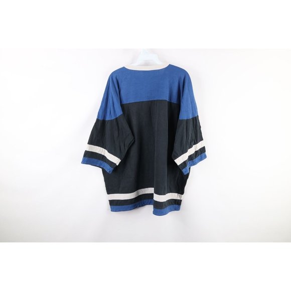 Vintage 90s Winterland XL Distressed Led Zeppelin Spell Out Hockey Jersey Shirt - Picture 10 of 14